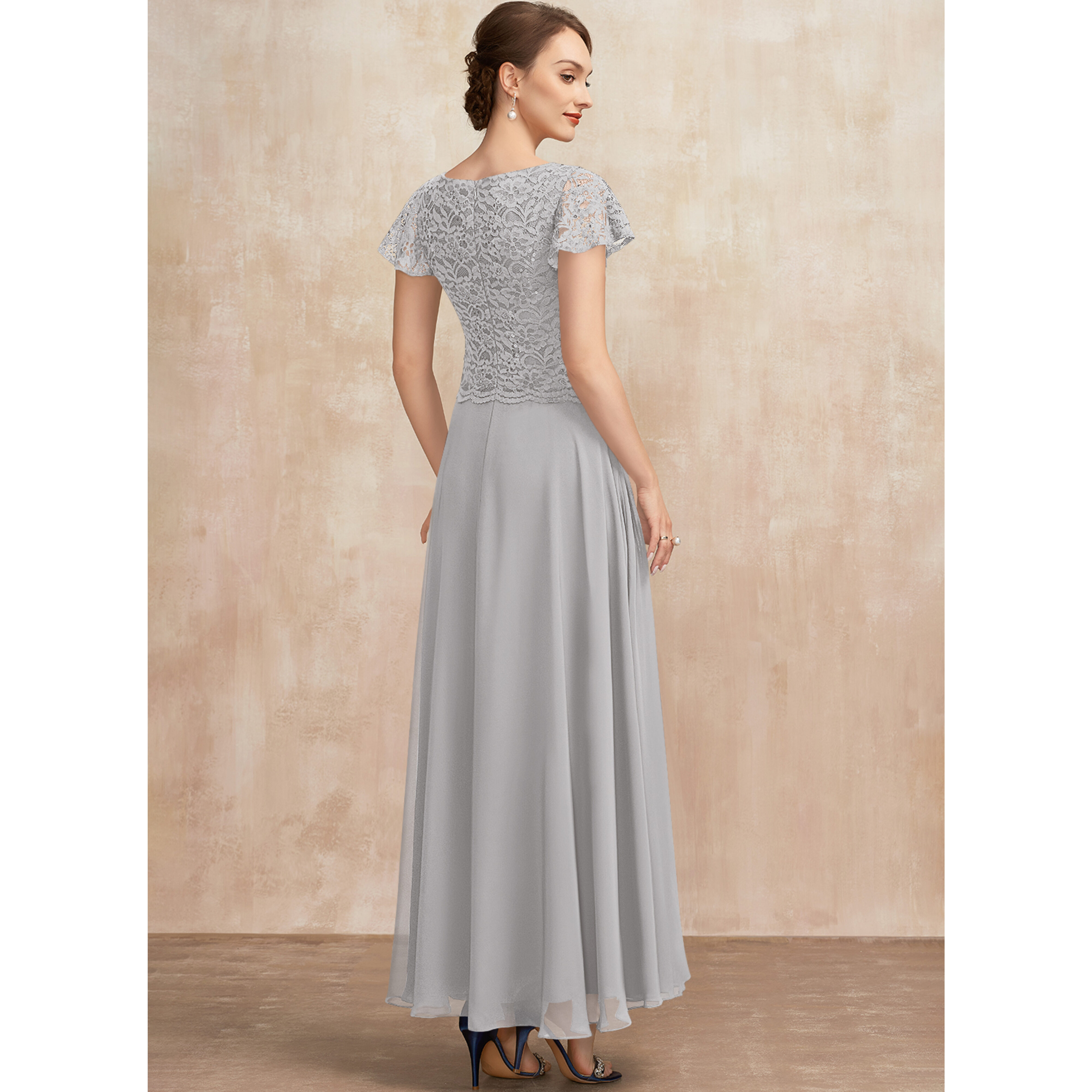 Jamice A-line Sequins Lace Mother of the Bride Dress | JJ's House