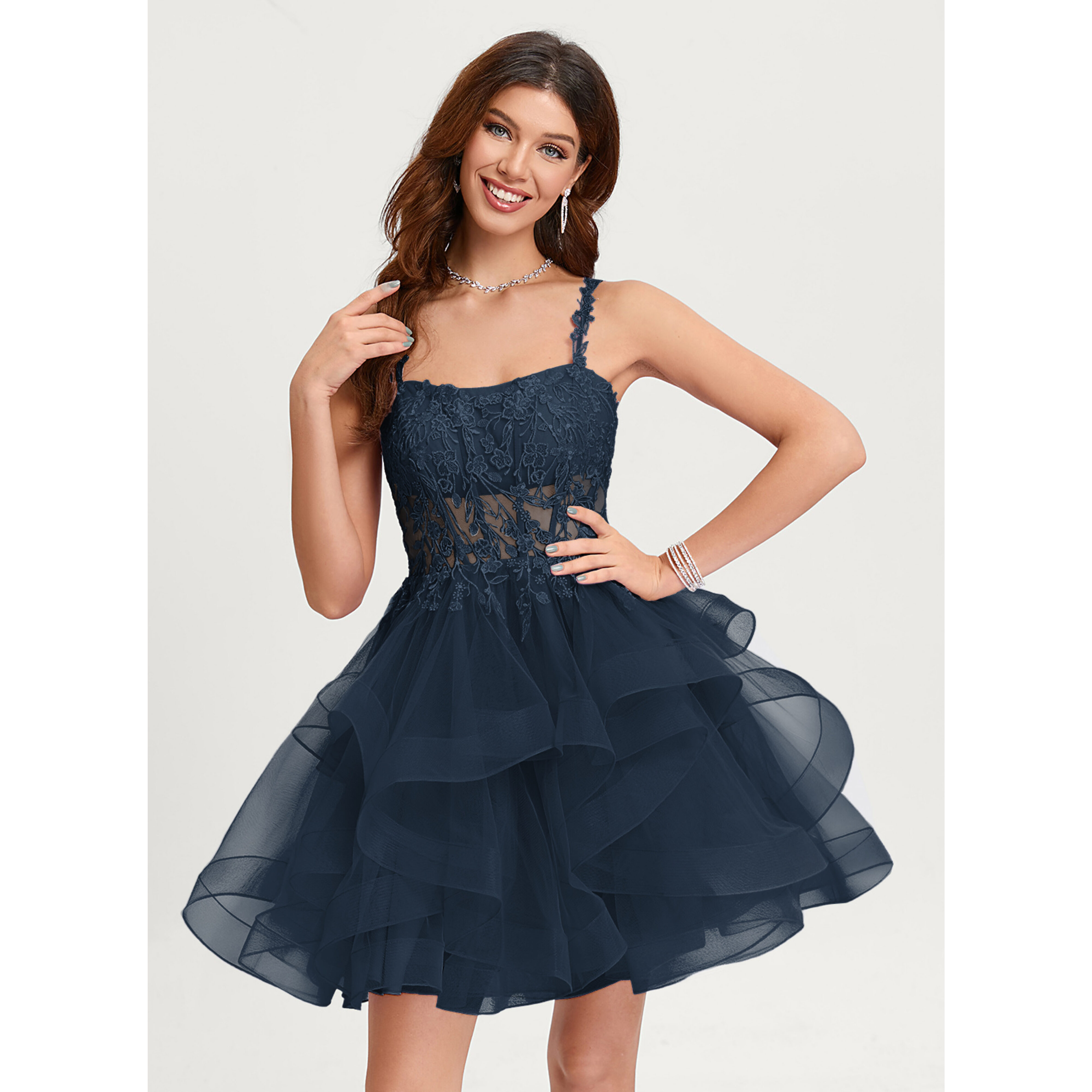 burgundy babydoll dress with black lace detailing Vintage Vibes In maternity friendly Style:The Shown Sketch Smoky Blue Sizes Black Lace Applique Side