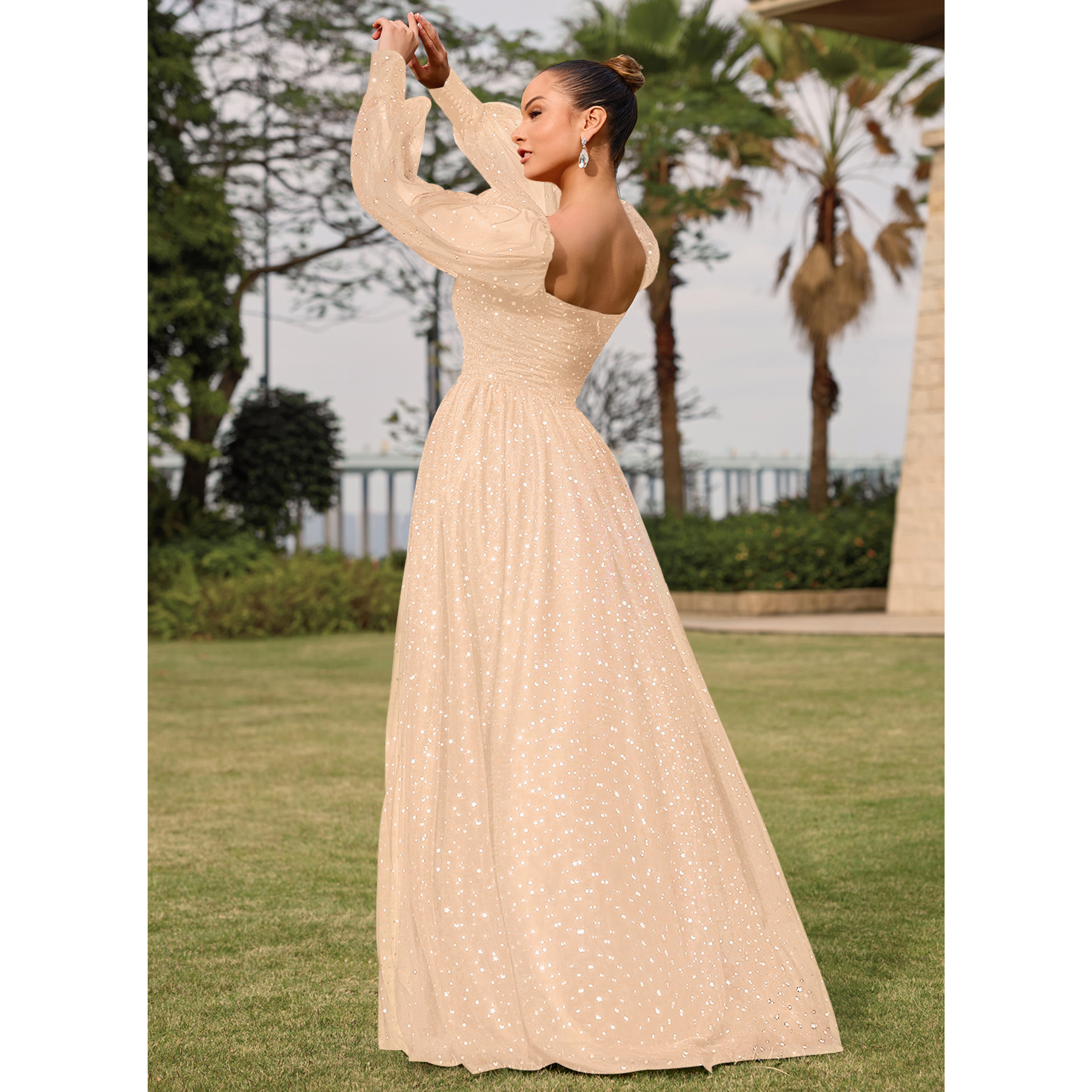 Dielle Sweetheart Pleated Tulle Prom Dress | JJ's House