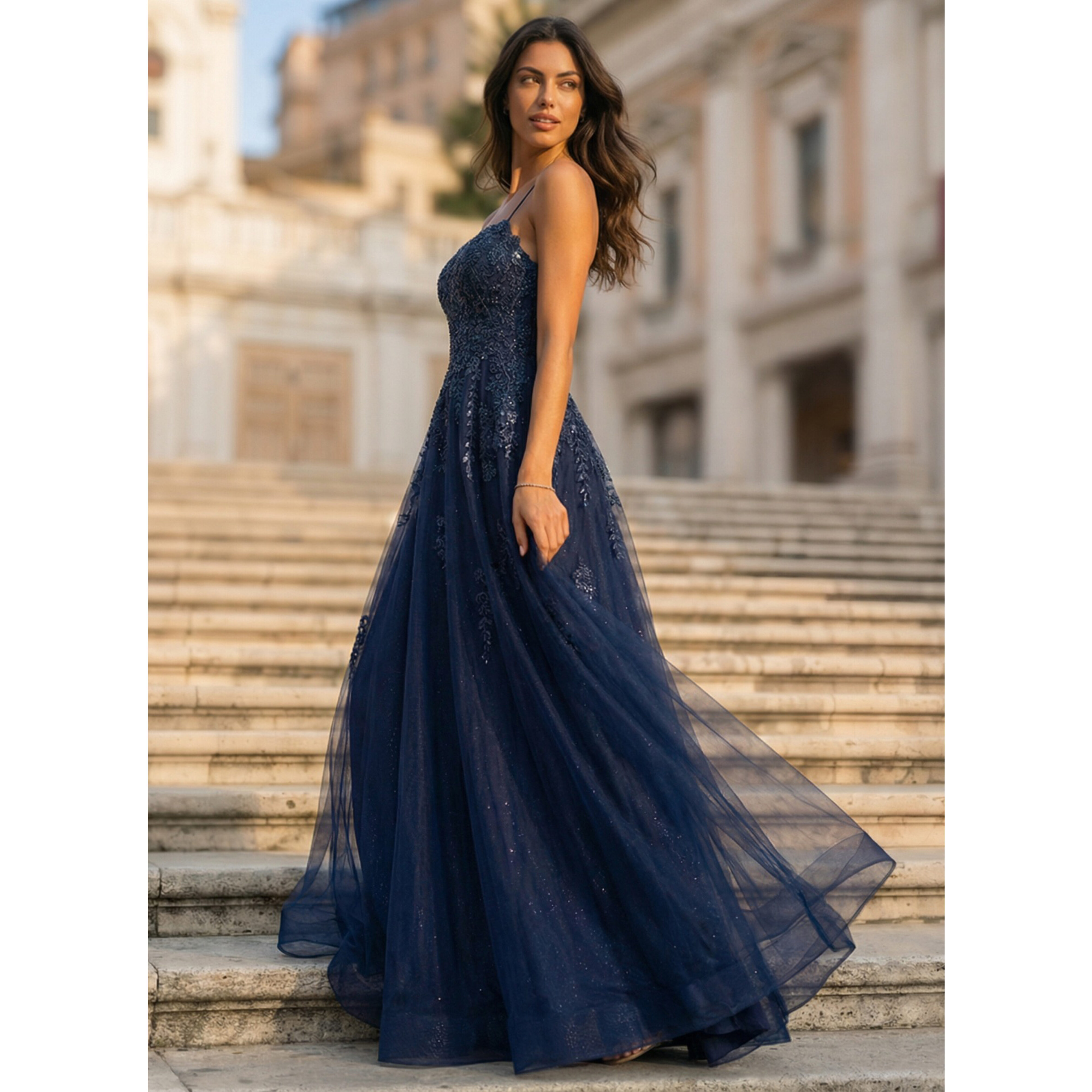 Rezarta Square Tulle Prom Dress | JJ's House