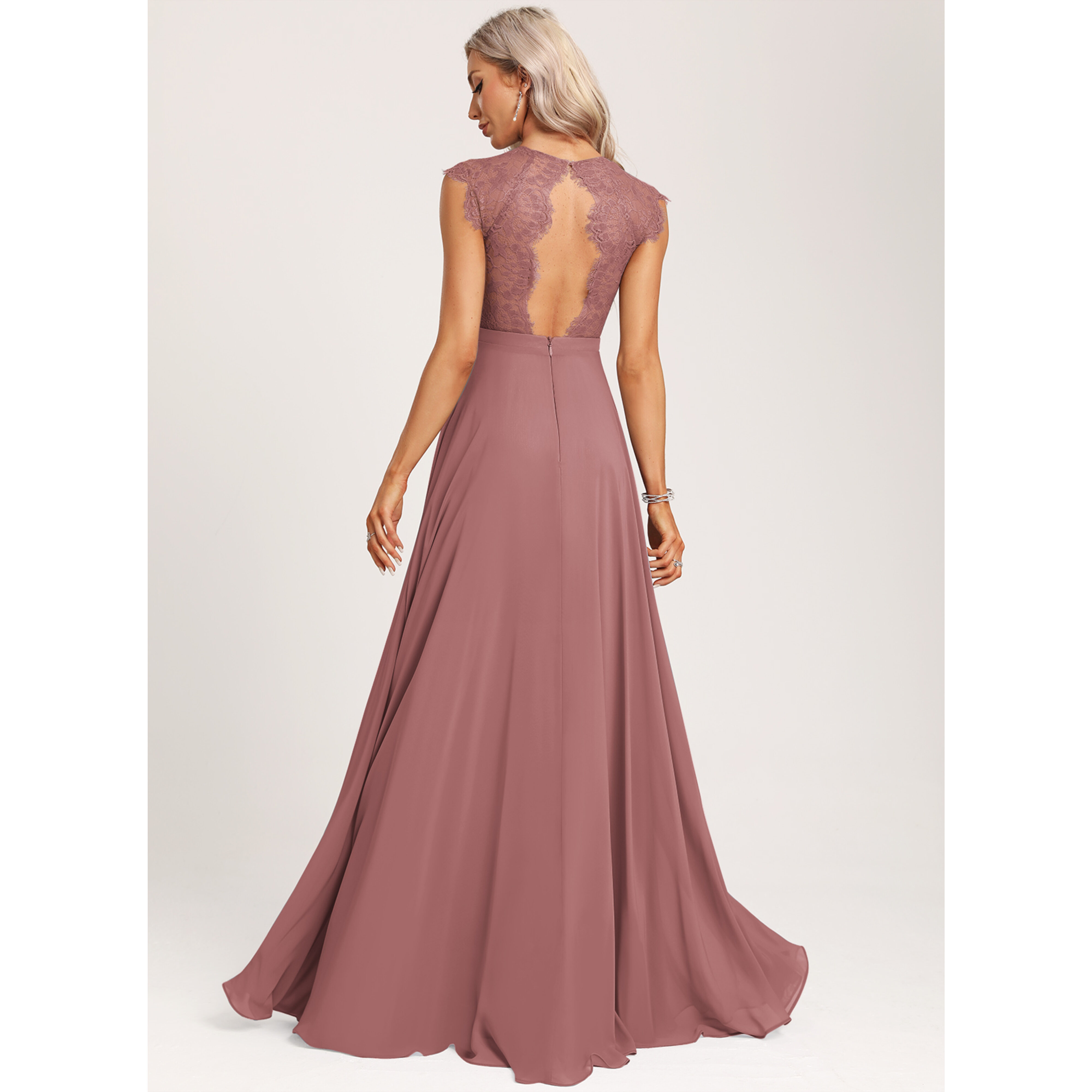 Anitra A-line Lace Bridesmaid Dress | JJ's House Anitra A-line Lace Bridesmaid Dress | JJ's House