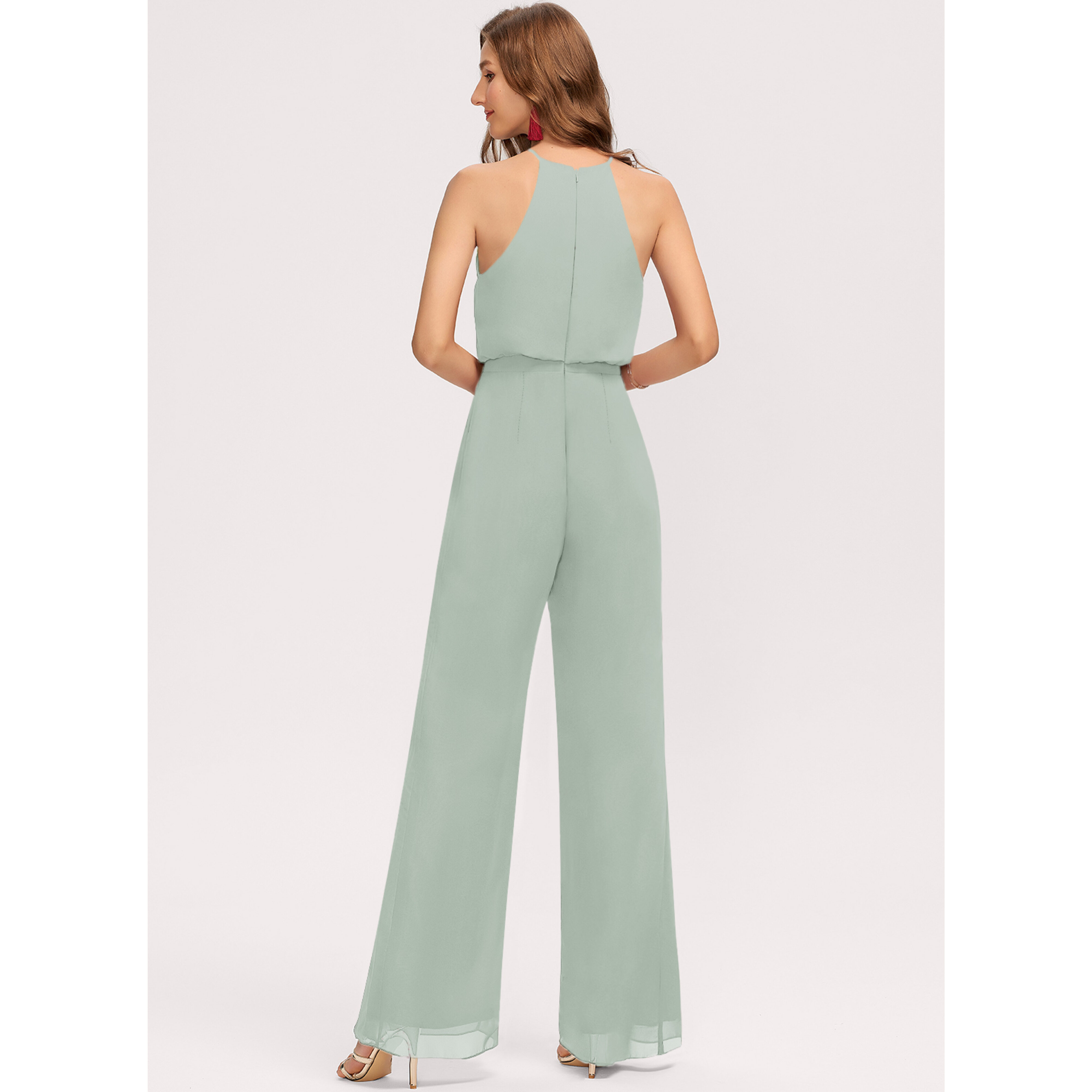 Sidonia Chiffon Bridesmaid Jumpsuit | JJ's House