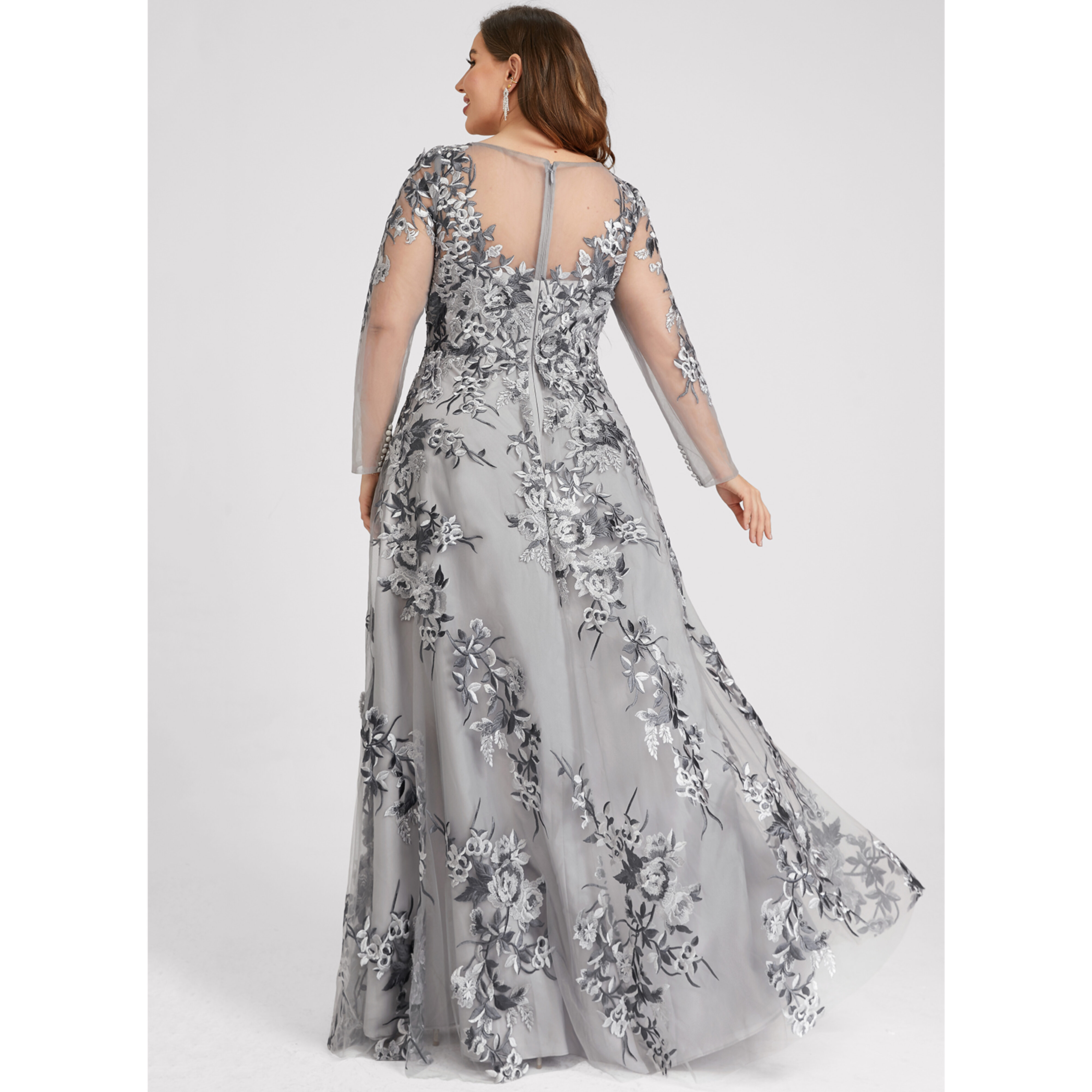 Sanara Lace Maxi Evening Dress | JJ's House