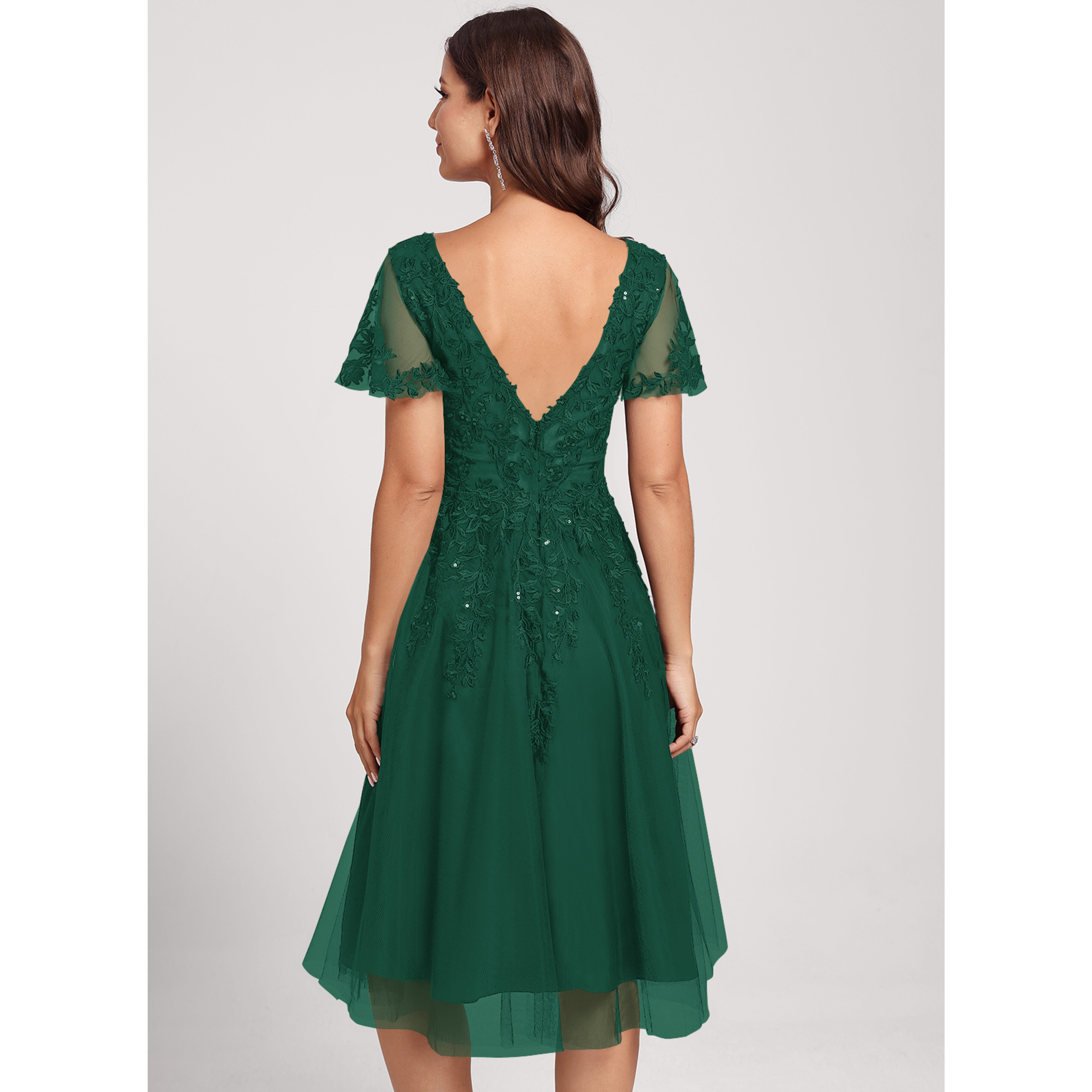 Aphaea Lace Midi Cocktail Dress | JJ's House