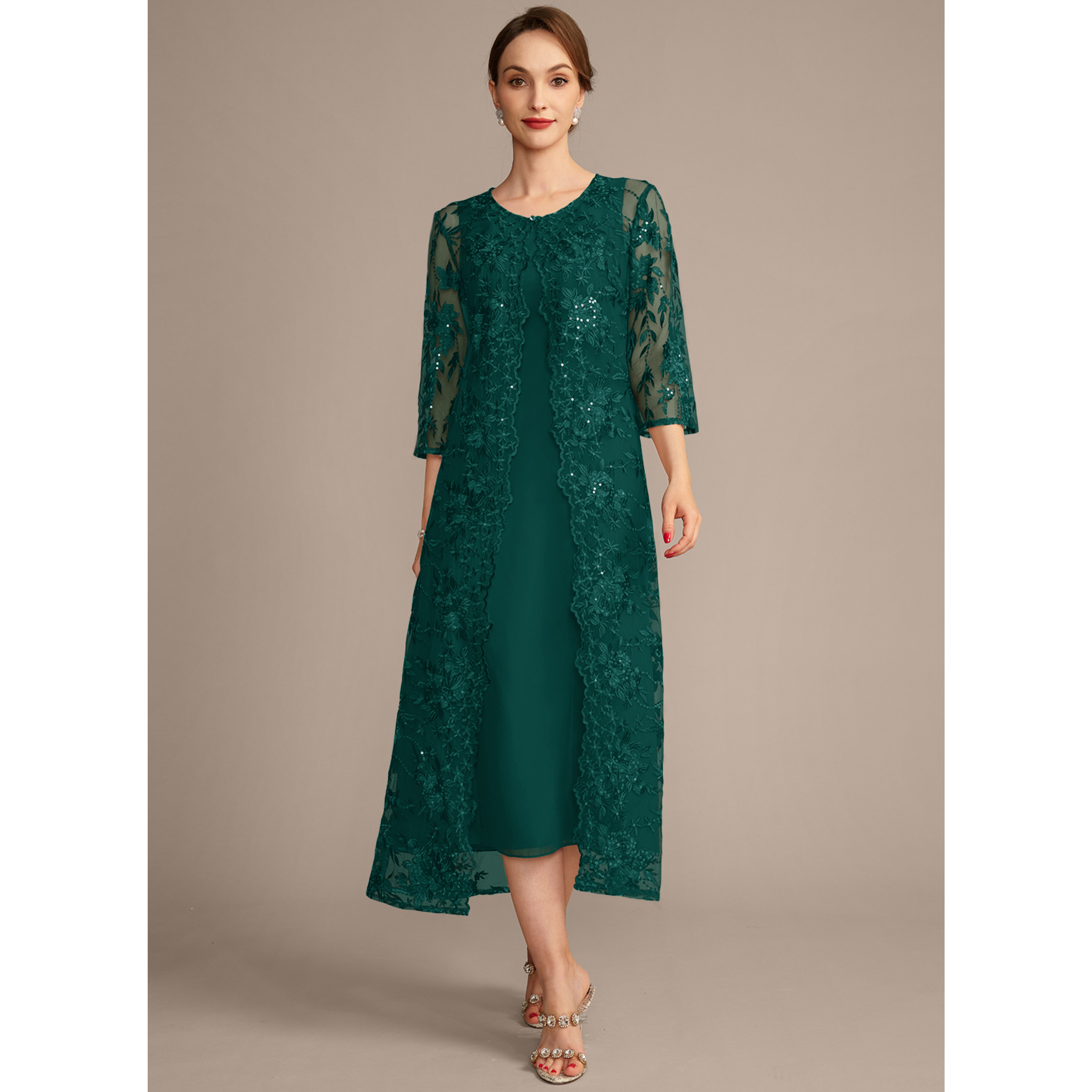Elyanni A-line Lace Mother of the Bride Dress | JJ's House