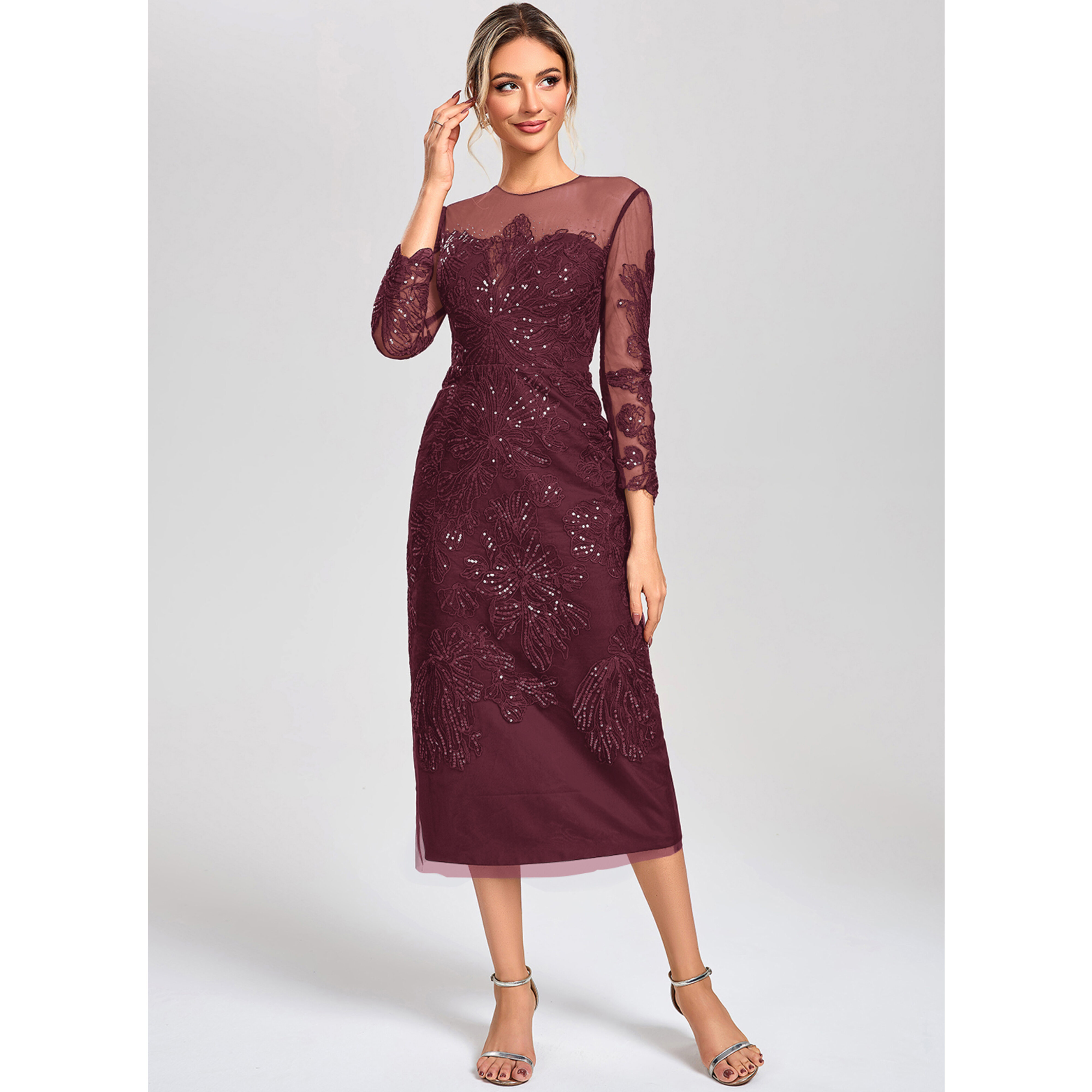 Ilma Lace Midi Cocktail Dress | JJ's House