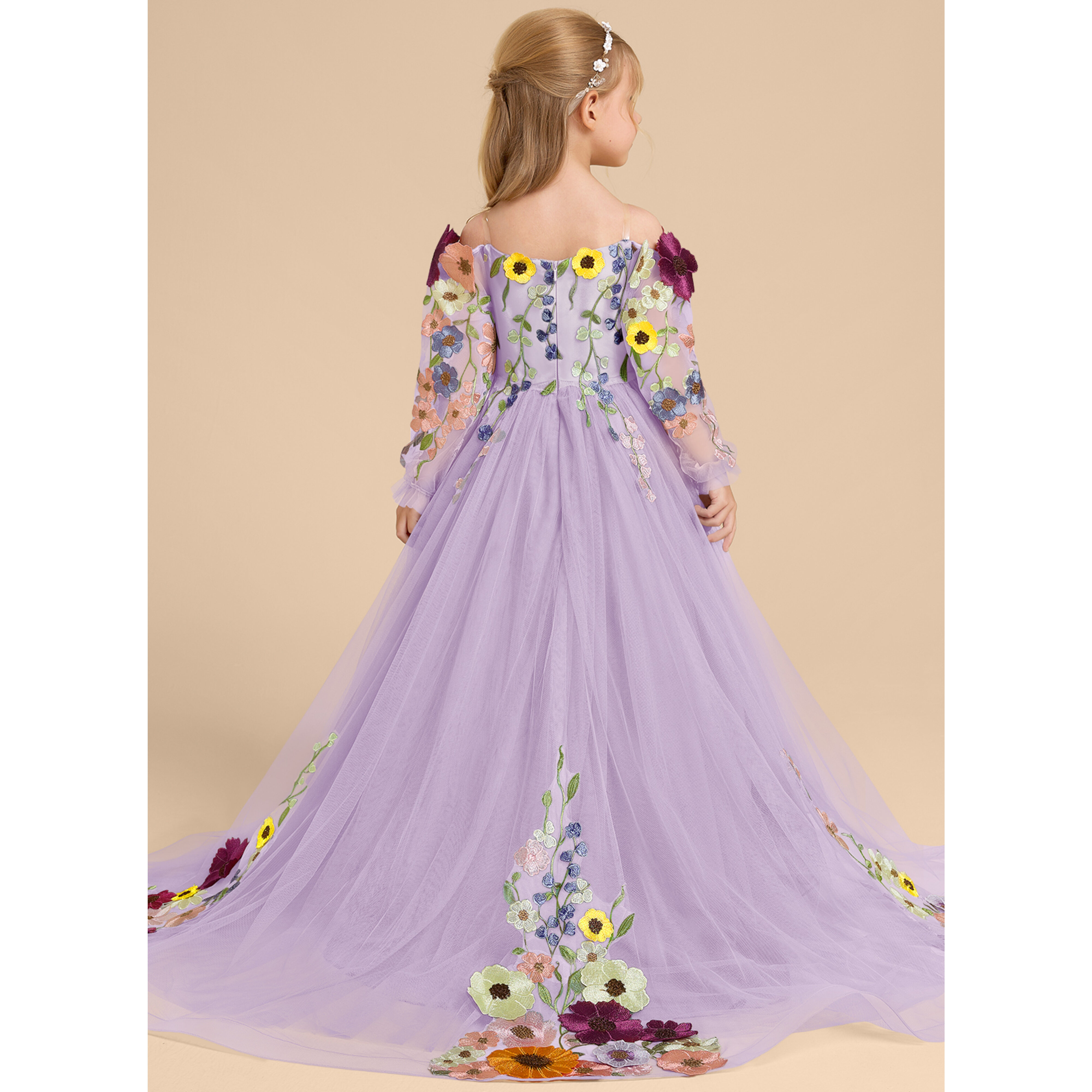Josely Ball-Gown/Princess Tulle Flower Girl Dress | JJ's House