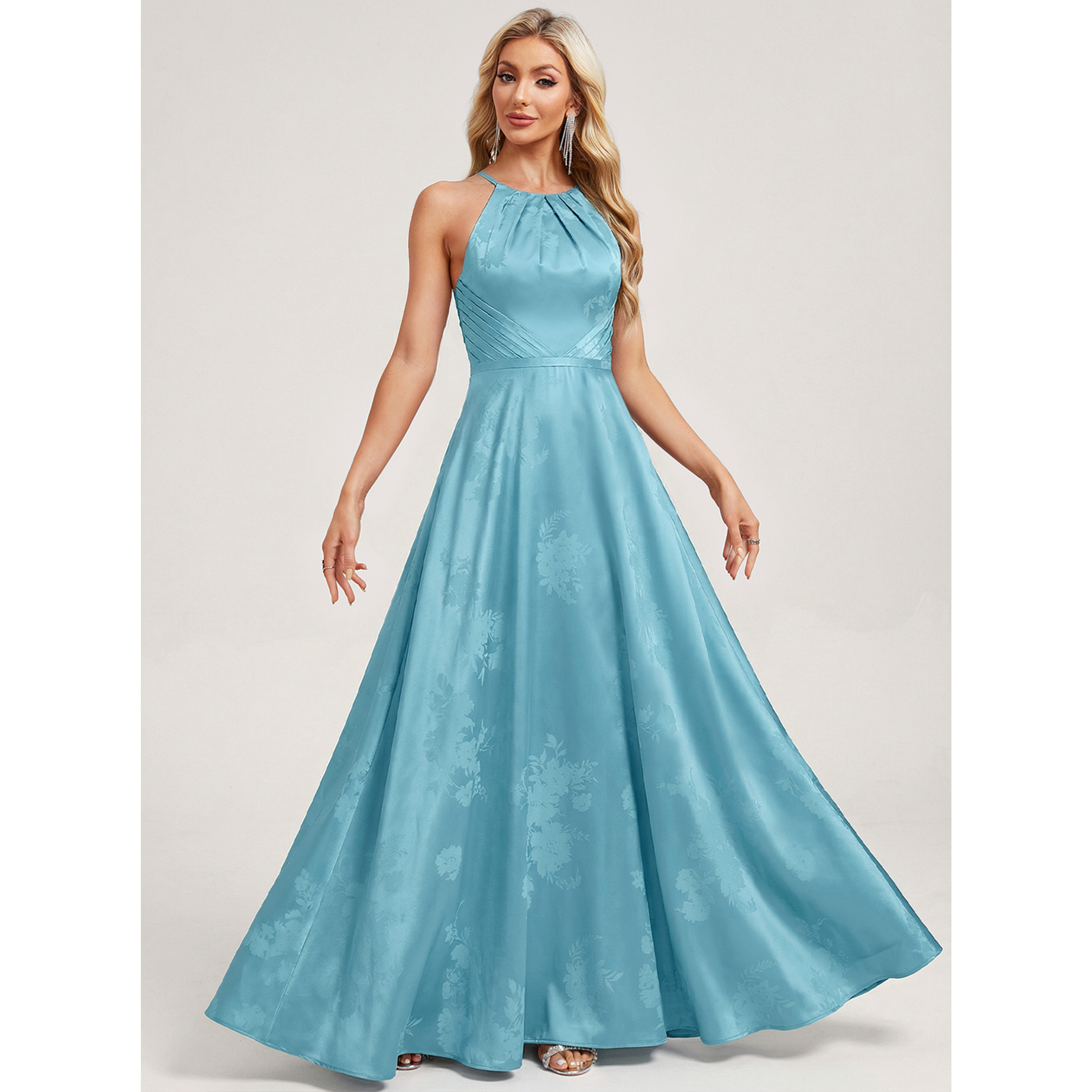 maxi dresses for christmas party Women's Summer Blooming Poinsettia Holly Berry Pattern Dress Vacation Outfits Sundress Beach Dresses Women M : Sports & Outdoors BIS-05-14-26 SHEIN SXY Women's Sexy Size:US 7-7.5 / EU 38