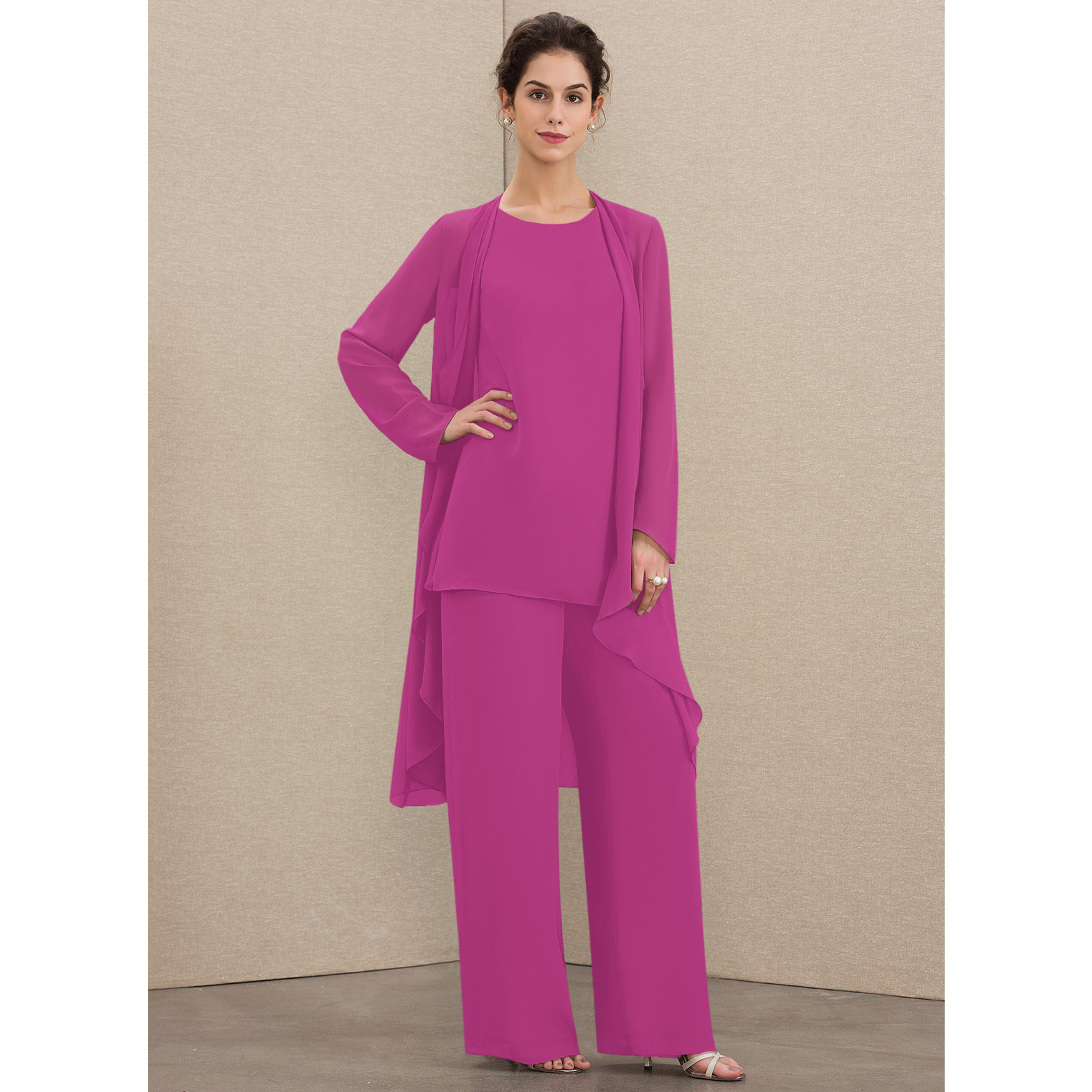 Kerensa Chiffon Mother of the Bride Pantsuit | JJ's House