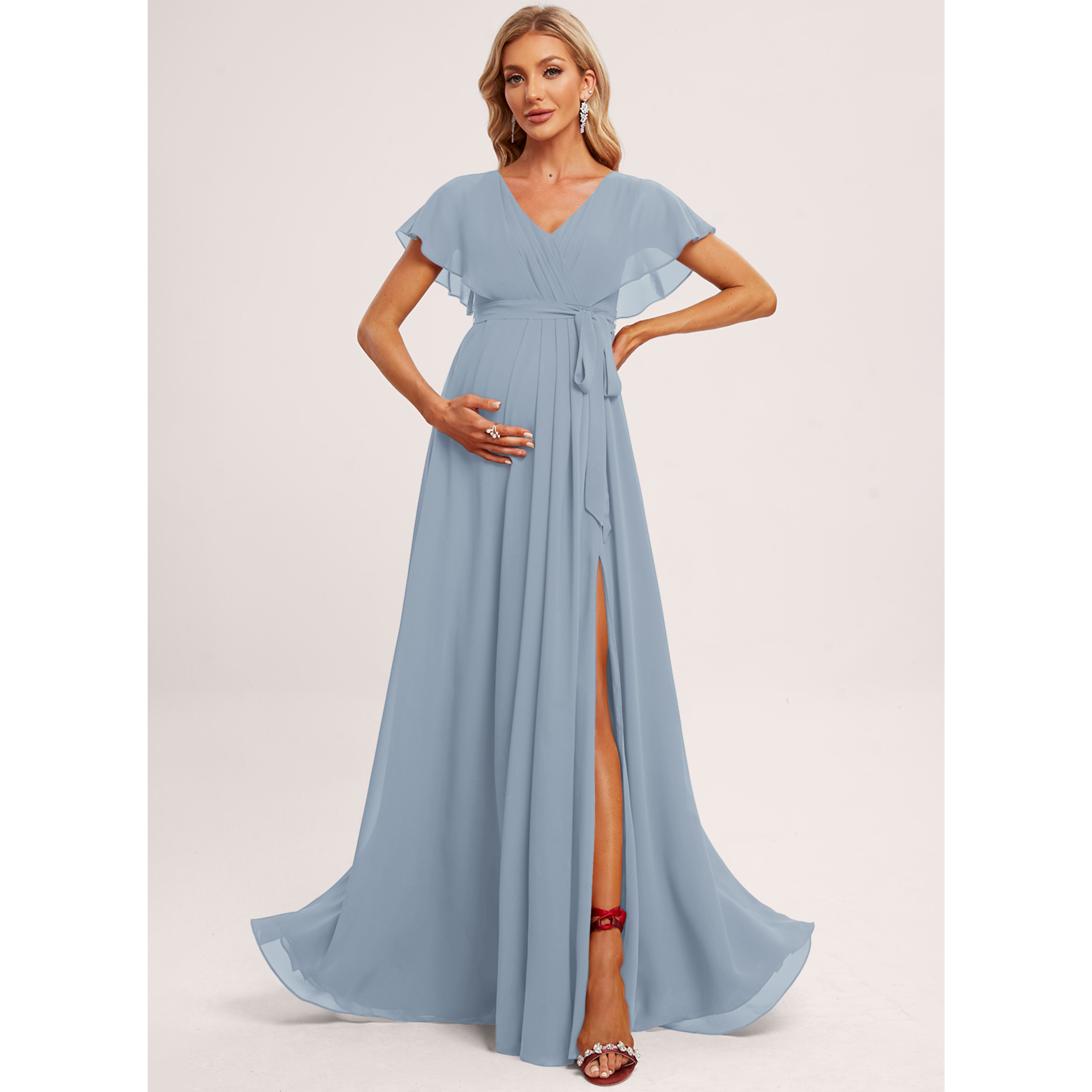 j crew maternity bridesmaid dresses Jenny Yoo Bridesmaid Dress Priya Maternity Sea Glass main image 0