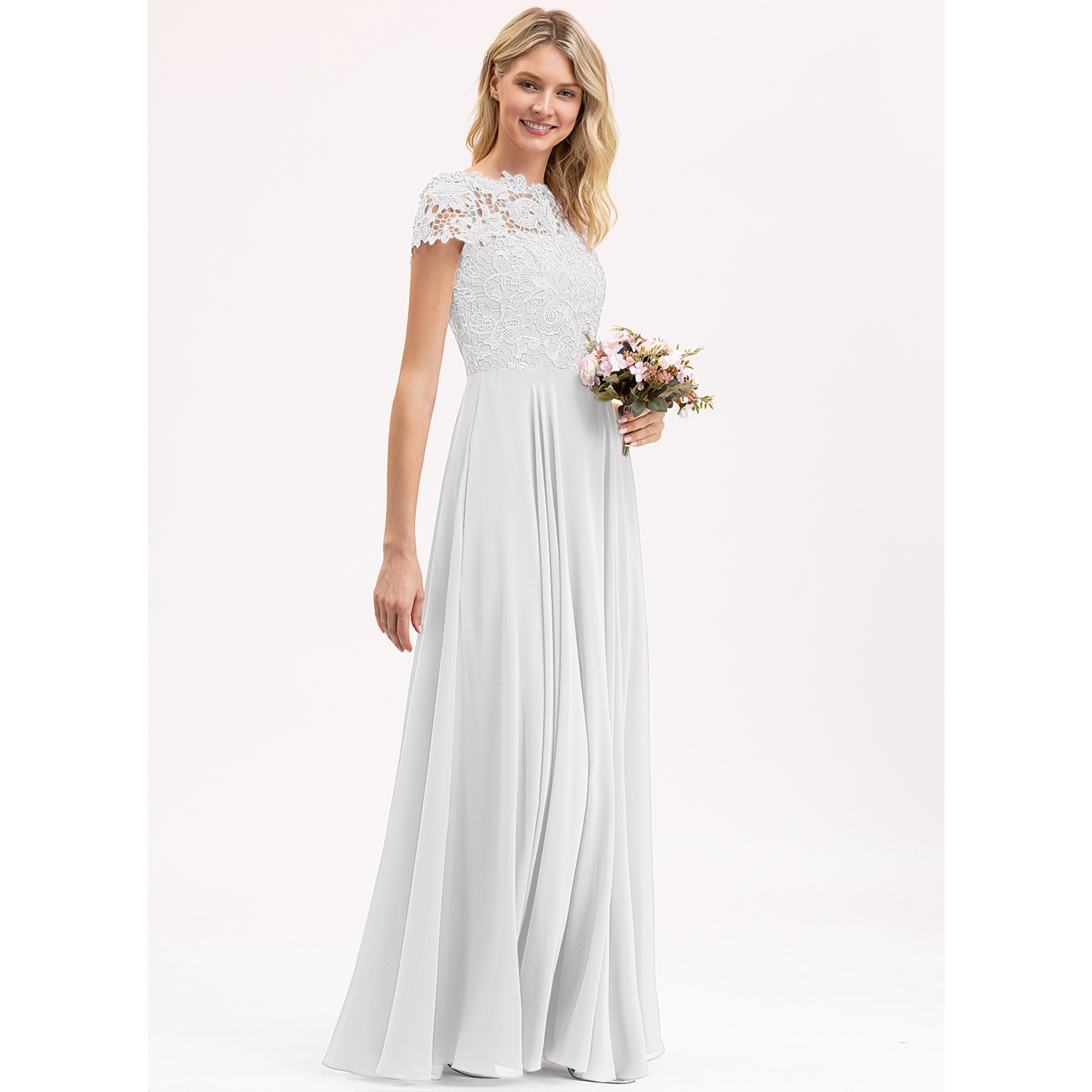 estelle chiffon maxi dress For Love & Lemons Estelle Maxi Dress - Cream & Black