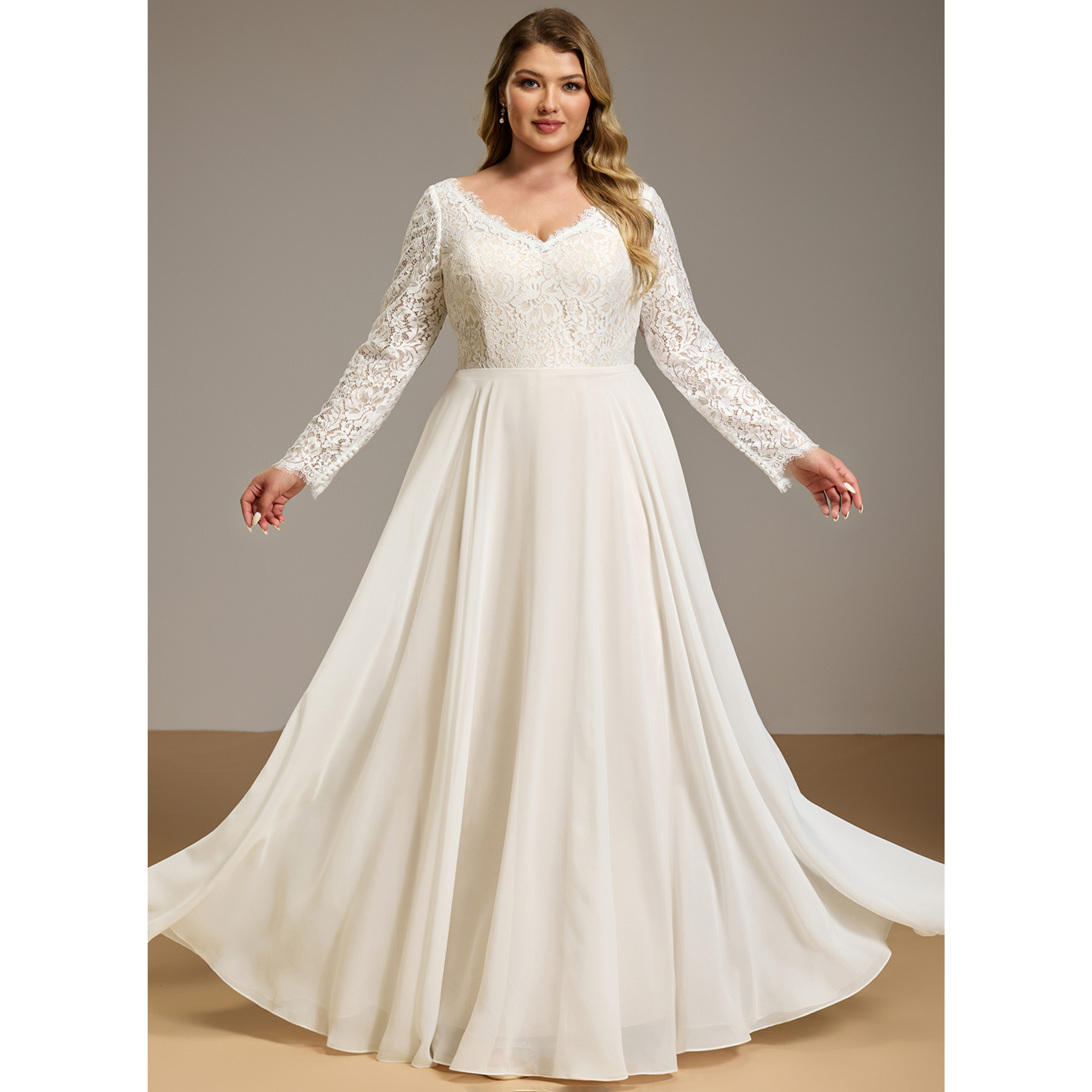 Wenonah A-line Lace Wedding Dress | JJ's House