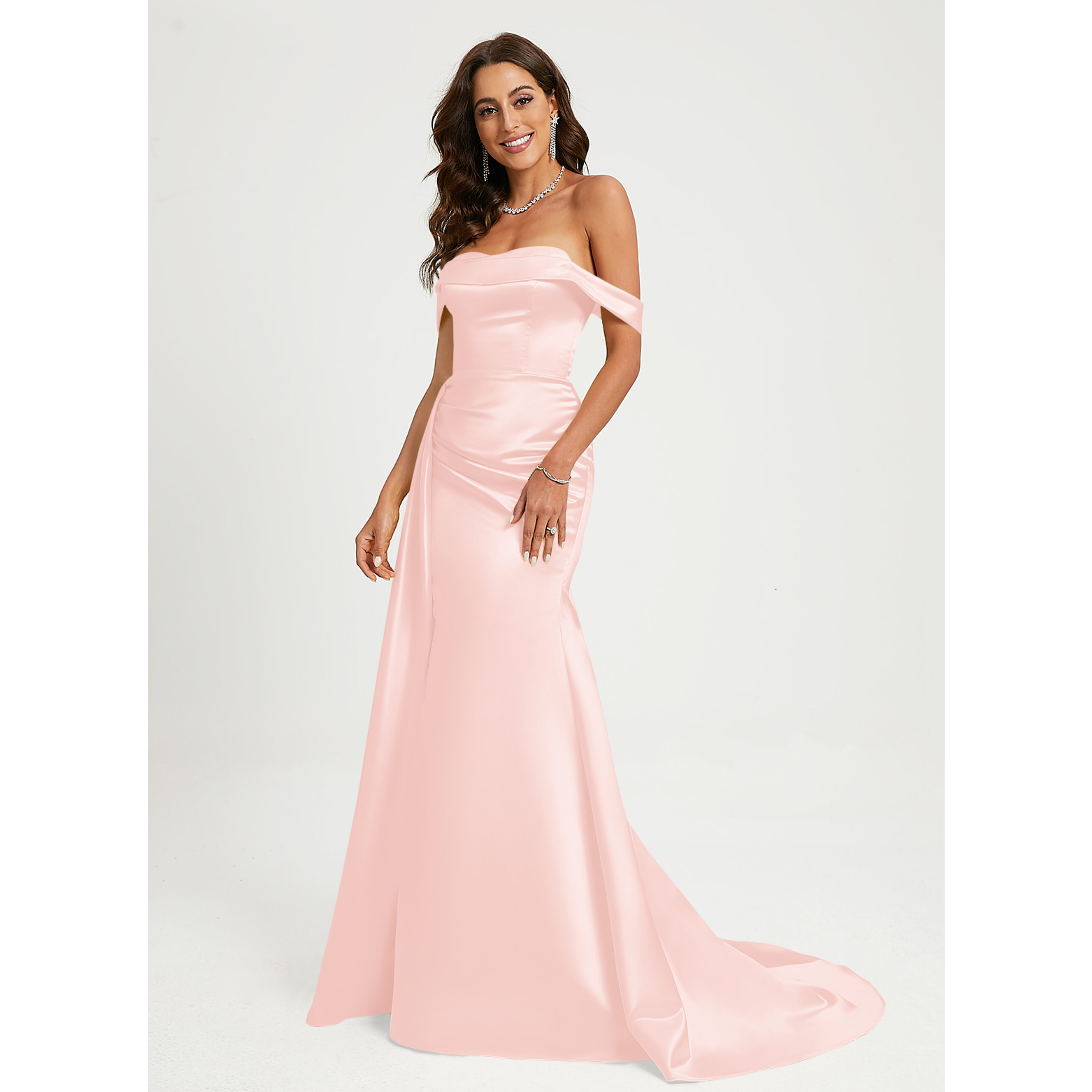 orange mermaid wedding dress Orange Sweetheart Mermaid Prom Dress Long Split With Sequins