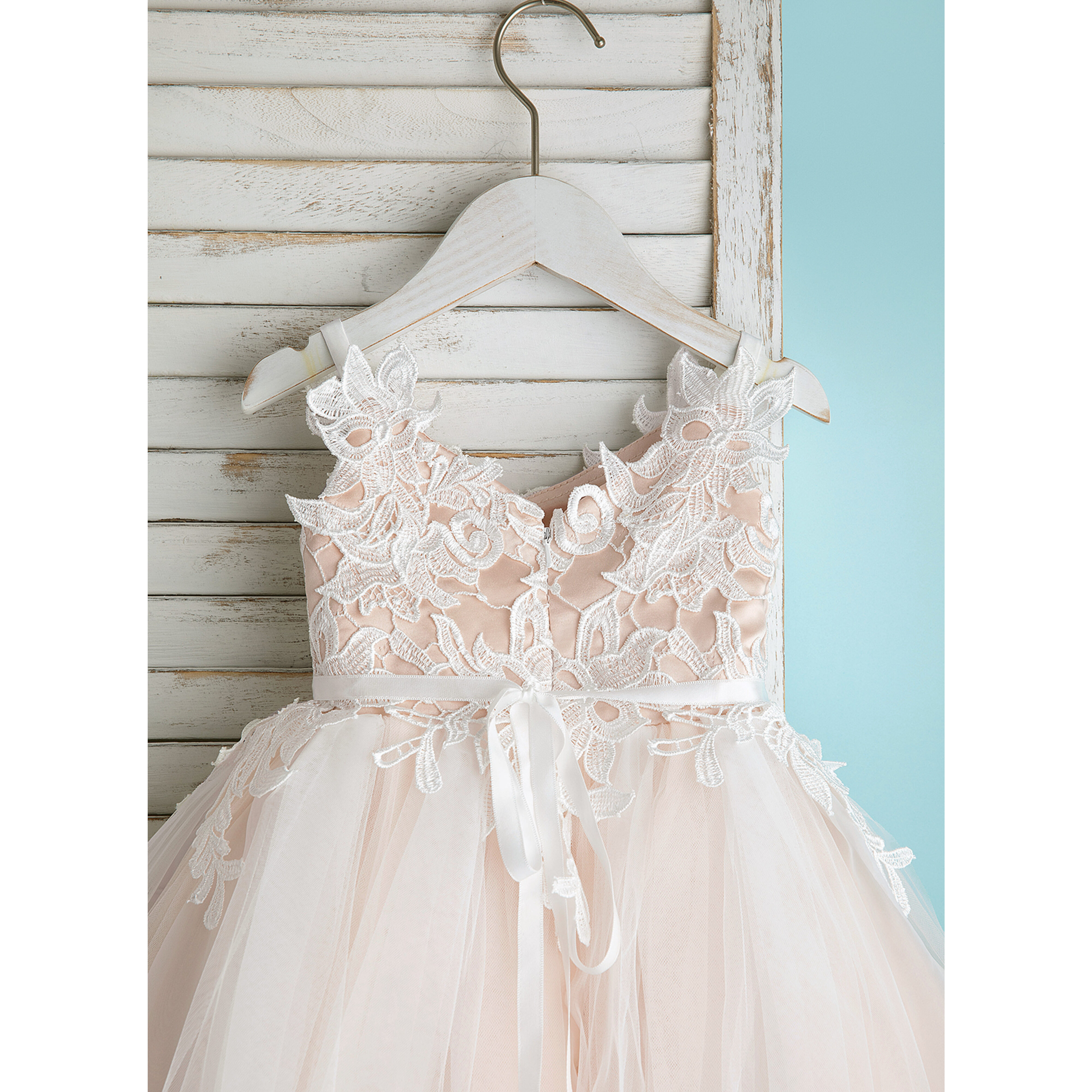 Braulia A-line Tulle Flower Girl Dress | JJ's House