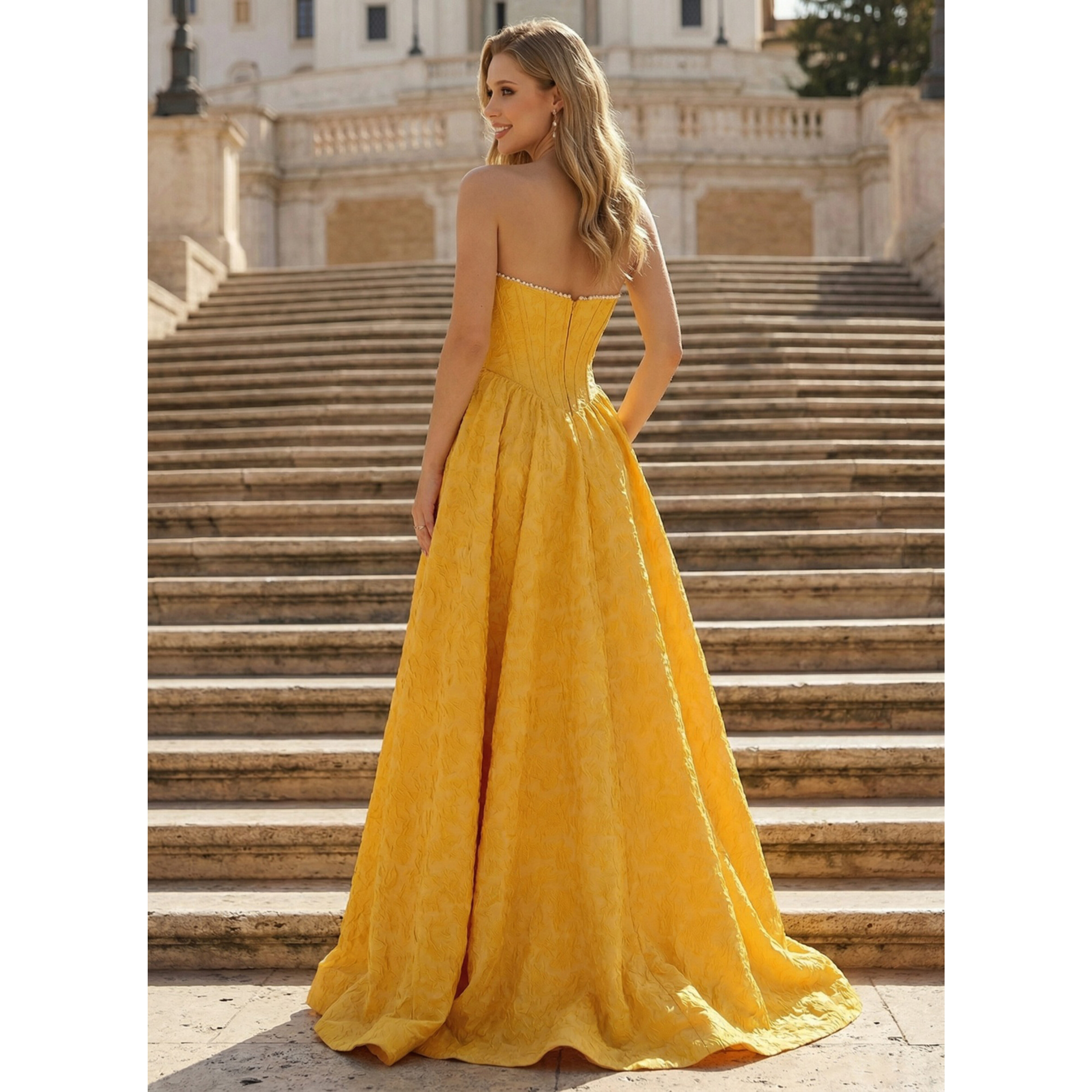 Pascale Jacquard Prom Dress | JJ's House