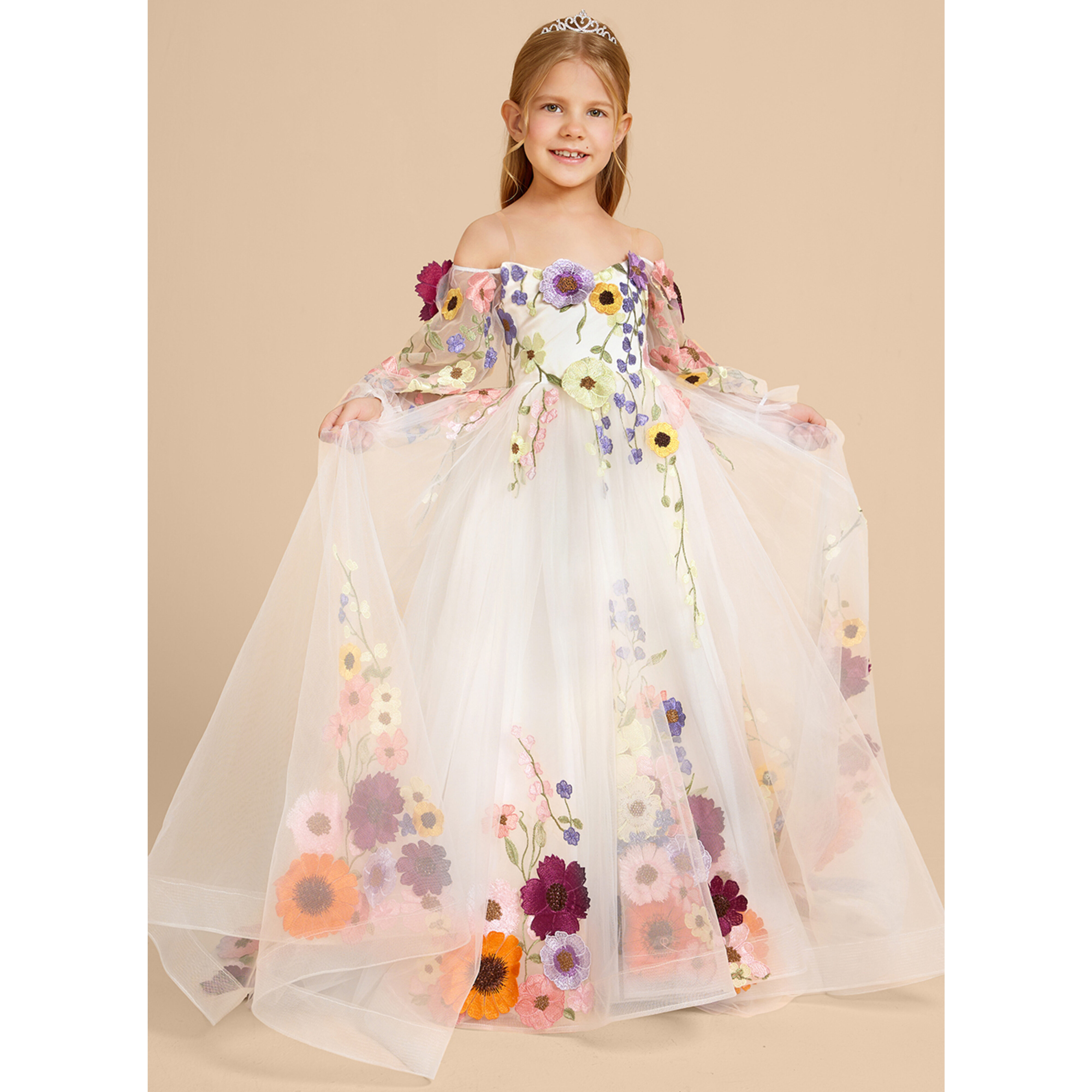 Josely Ball-Gown/Princess Tulle Flower Girl Dress | JJ's House