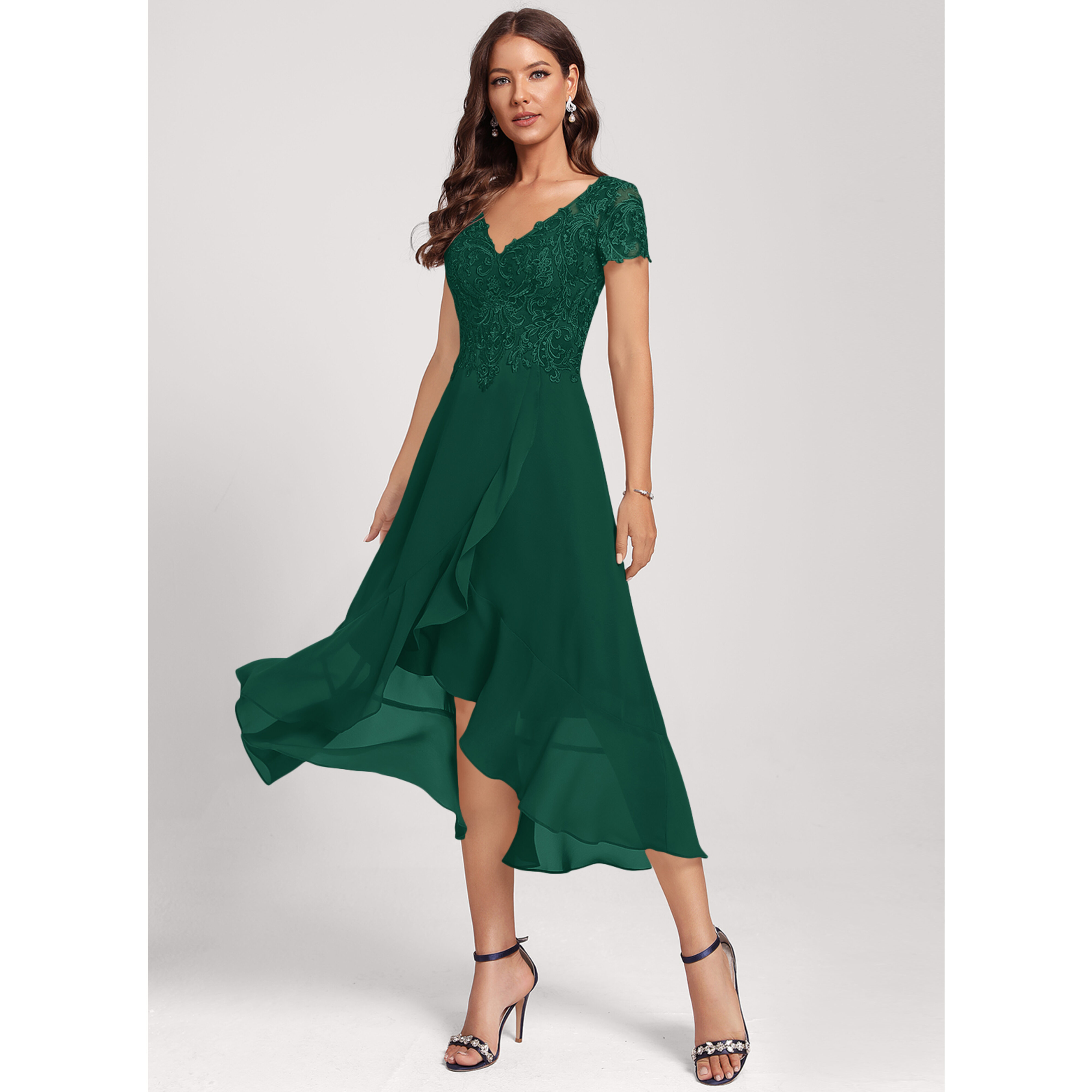 womens midi short sleeve dress Elegant Beige Short-Sleeve Midi Dress for Women – Casual Chic Everyday –  FineLook