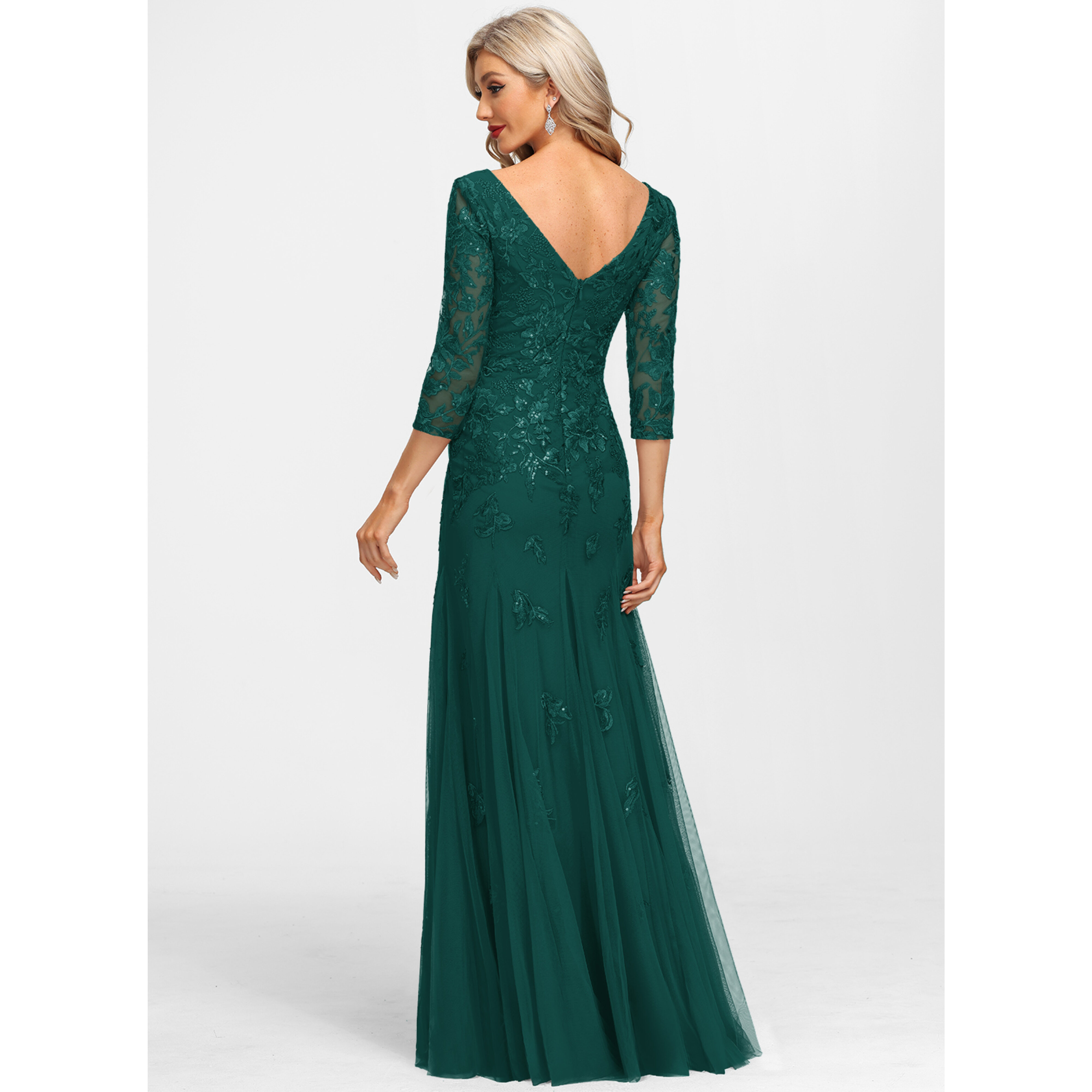 Oine Lace Maxi Evening Dress | JJ's House