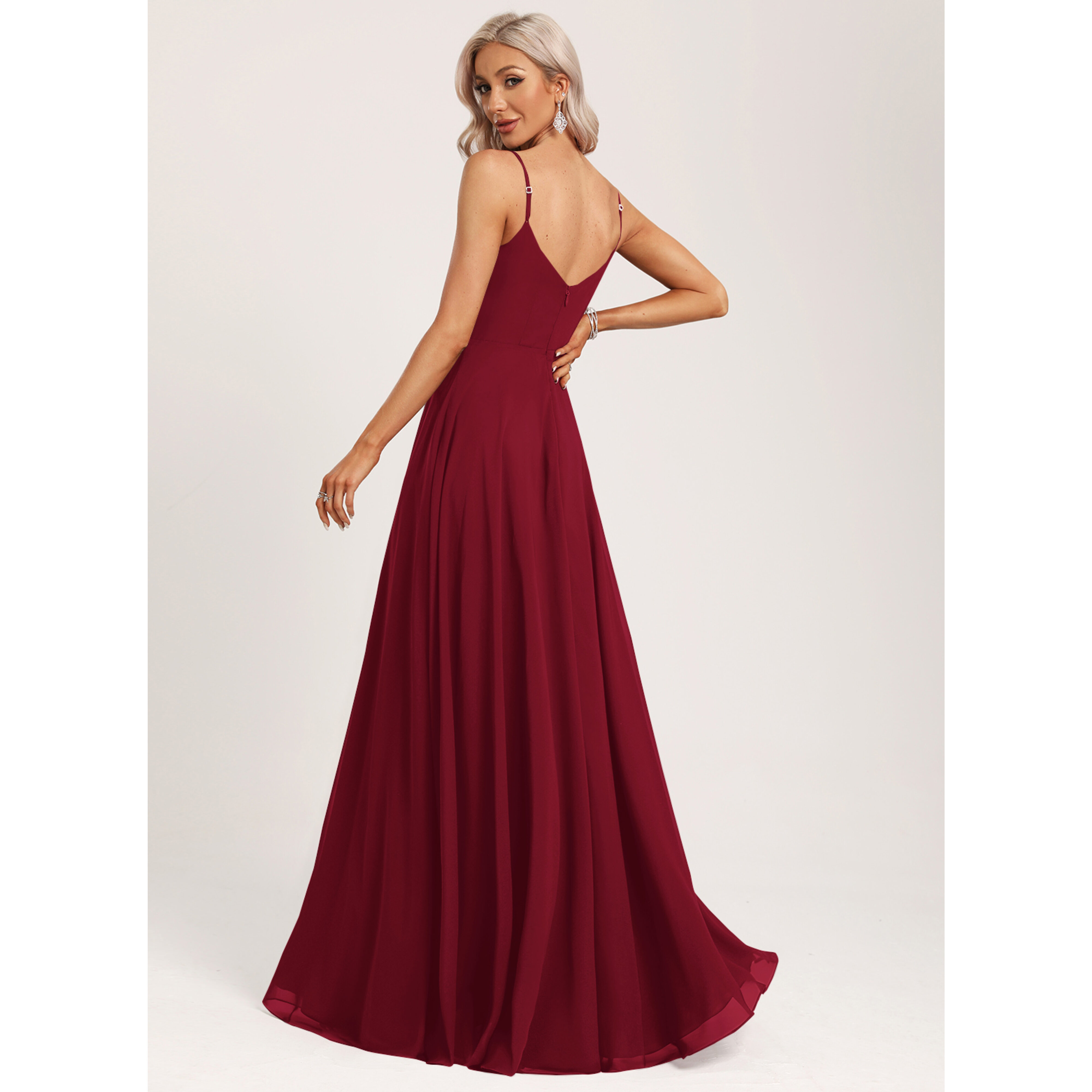 Rukia A-line Chiffon Bridesmaid Dress | JJ's House