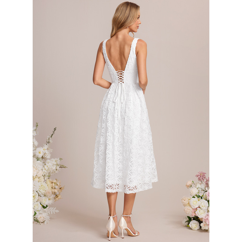 Carly Square Lace Homecoming Dress | JJ's House