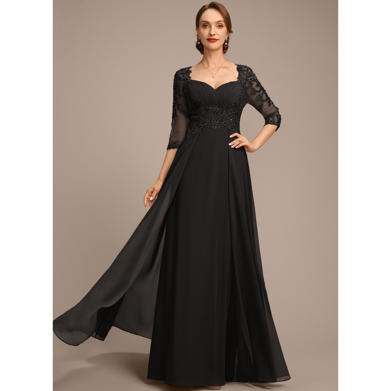 Zebina A-line Sweetheart Sequins Lace Mother of the Bride Dress